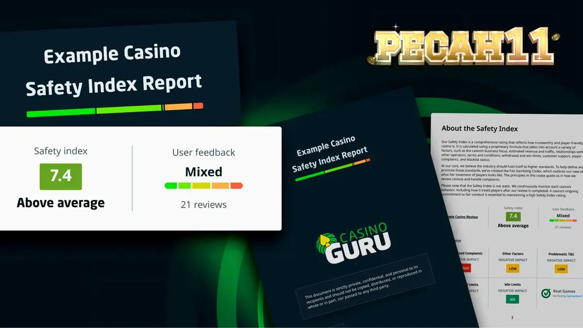 Layar antarmuka digital yang menampilkan data analitik dan laporan keamanan kasino